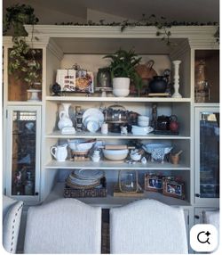 🏡 BEAUTIFUL WHITE HUTCH & ASHLEY DINING SET — $1,300 FOR EVERYTHING! 🏡