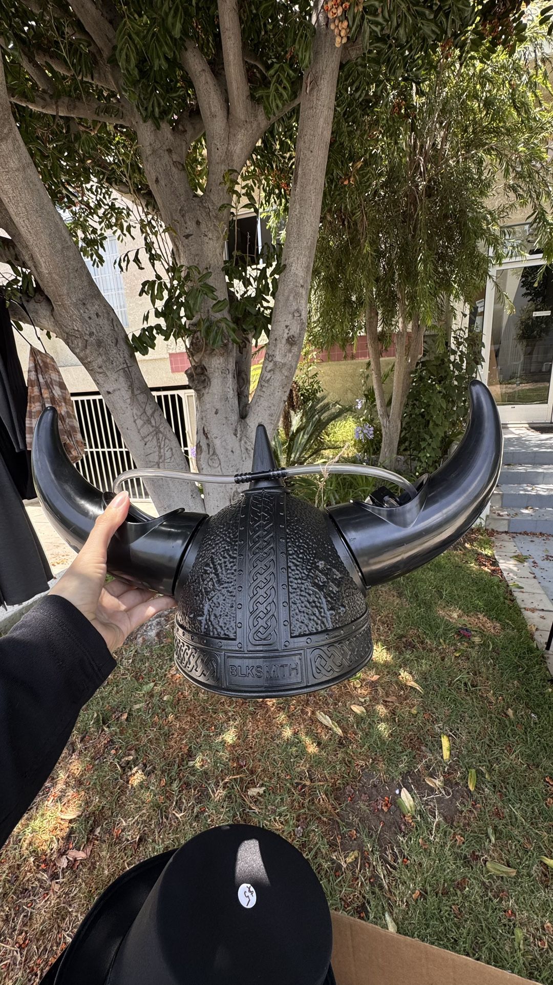 Beer Viking Helmet With Horns
