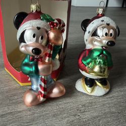 Disney Glass Ornaments