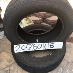 205. 60 R16 2Tires