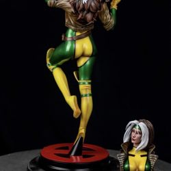 Custom Marvel 1/4 X-Men WolfPax Rogue Figure Statue! Jim Lee Style! Very Rare!