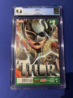 Thor #1 CGC 9.6 1st Jane Foster as Thor Love & Thunder MCU 