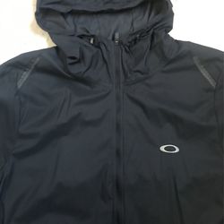 Oakley Mens Black Windbreaker