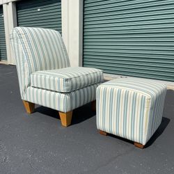 Chair with Ottoman 