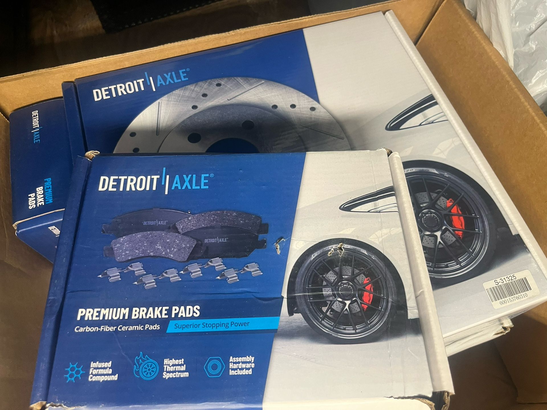Brake Rotors And Pads Full Set Brand New