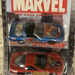 Spiderman & Captain America Cars
