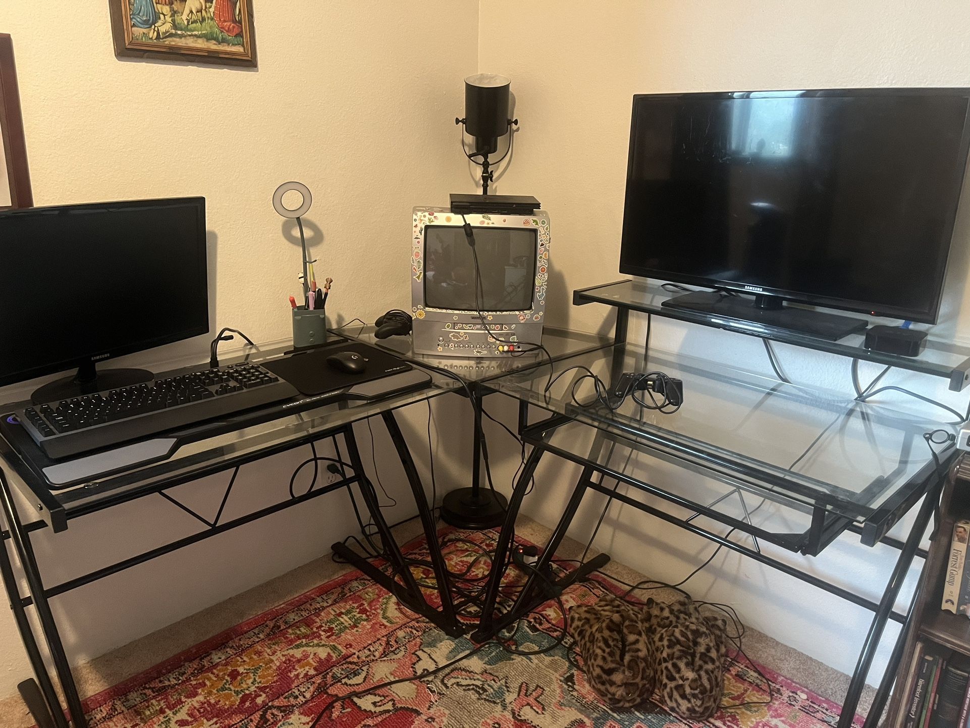 standing corner desk