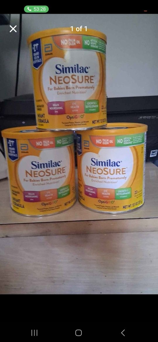 Unopened / Brand New Neosure Formula