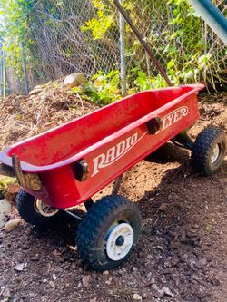 Classic Steel & Wood Utility Wagon
