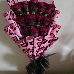 Cheetah Print Theme Bouquet