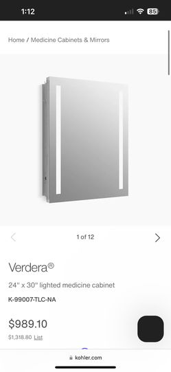 Kohler Verdera Lighted Medicine Cabinet