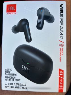 NEW IN BOX UNOPENED BLUETOOTH JBL VIBE BEAM 2 EARBUDS