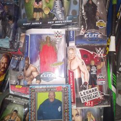 RARE COLLECTORS COLLECTION NEW WWE WRESTLEMANIA ELITE ACTION FIGURE IN BOX ☑️ only $60 To 180.Each 