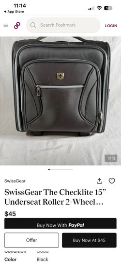 Swiss gear roll carry on luggage $20 FIRM