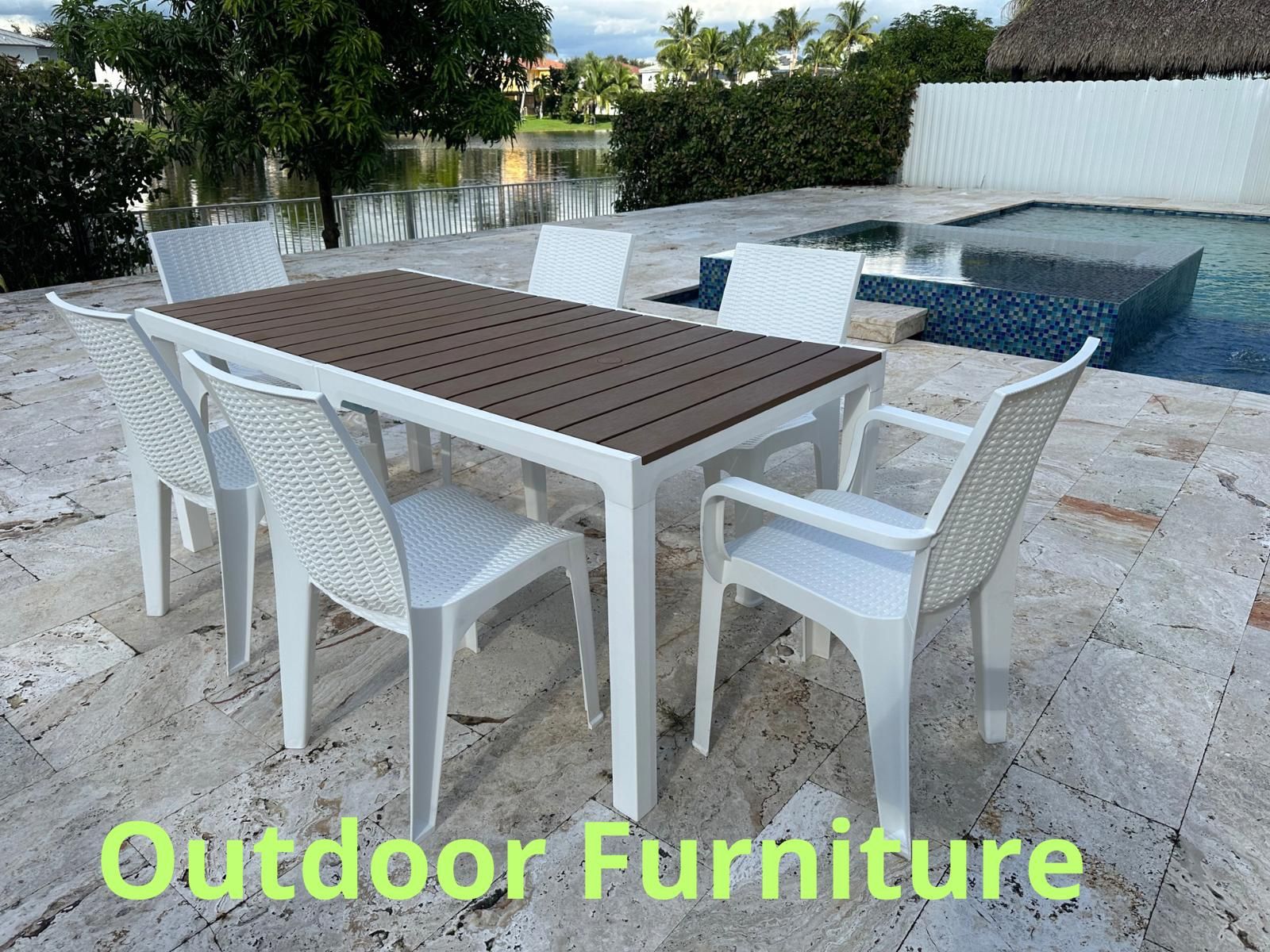 NUEVO conjunto de muebles ideal para exteriores