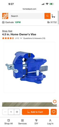 Bench vise 4.5inch