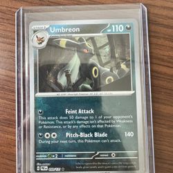 Pokemon Prismatic Evolutions Umbreon Master ball