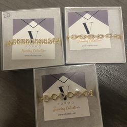 18k Gold plated 3 piece bundle