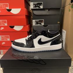 Mens Nike Jordan 1 Low Se Black/White Size 10 & 10.5