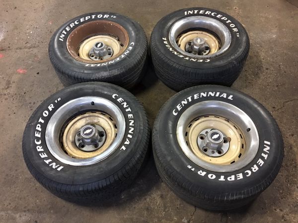 C10 rally wheels 15 inch 15x8 c-10 rims wheels for Sale in Joliet, IL
