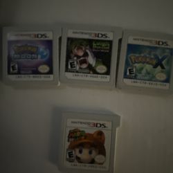 3ds Game Bundle $140 Price Firm mint Condition