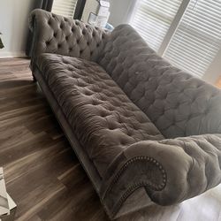 Gray Sofa and Chaise