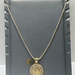 Gold Chain With Charm 14k  22inches (442/898)