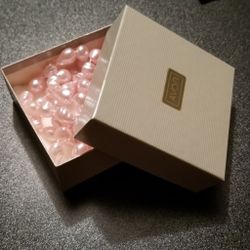 Vintage 1980's Avon Pink Pearl Rope Necklace