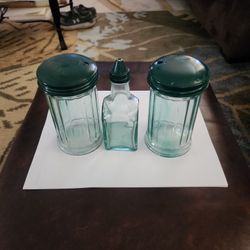 Vintage Gemco Green Glass 