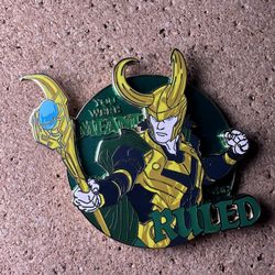 2023 Disney Parks Marvel Villains Series Loki You Were Meant To Be Ruled LR Pin