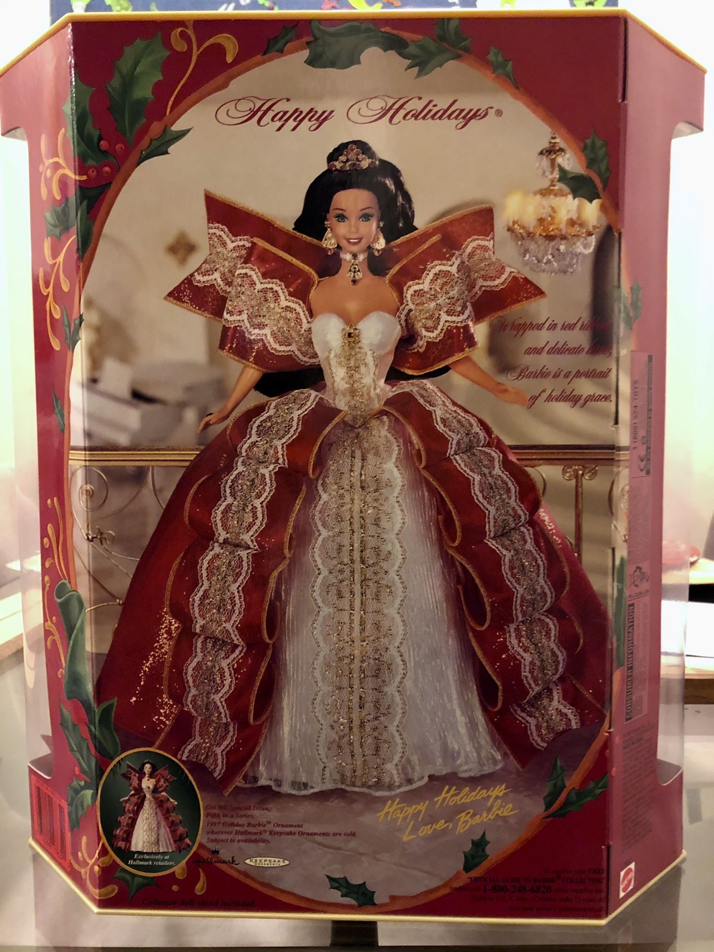 RARE Vintage 1997 Holiday Barbie (misprinted error)!
