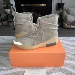 Fear Of God 1 ‘Oatmeal’ / size 11 / accessories included shown / $300