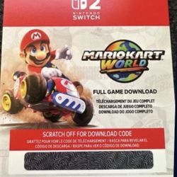 Mario Kart World Download Voucher
