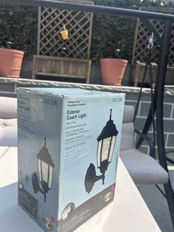 Outdoor Light Lantern Black New