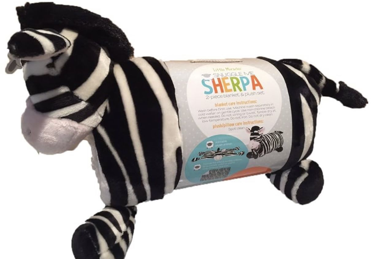 Little Miracles Snuggle Me Sherpa Set