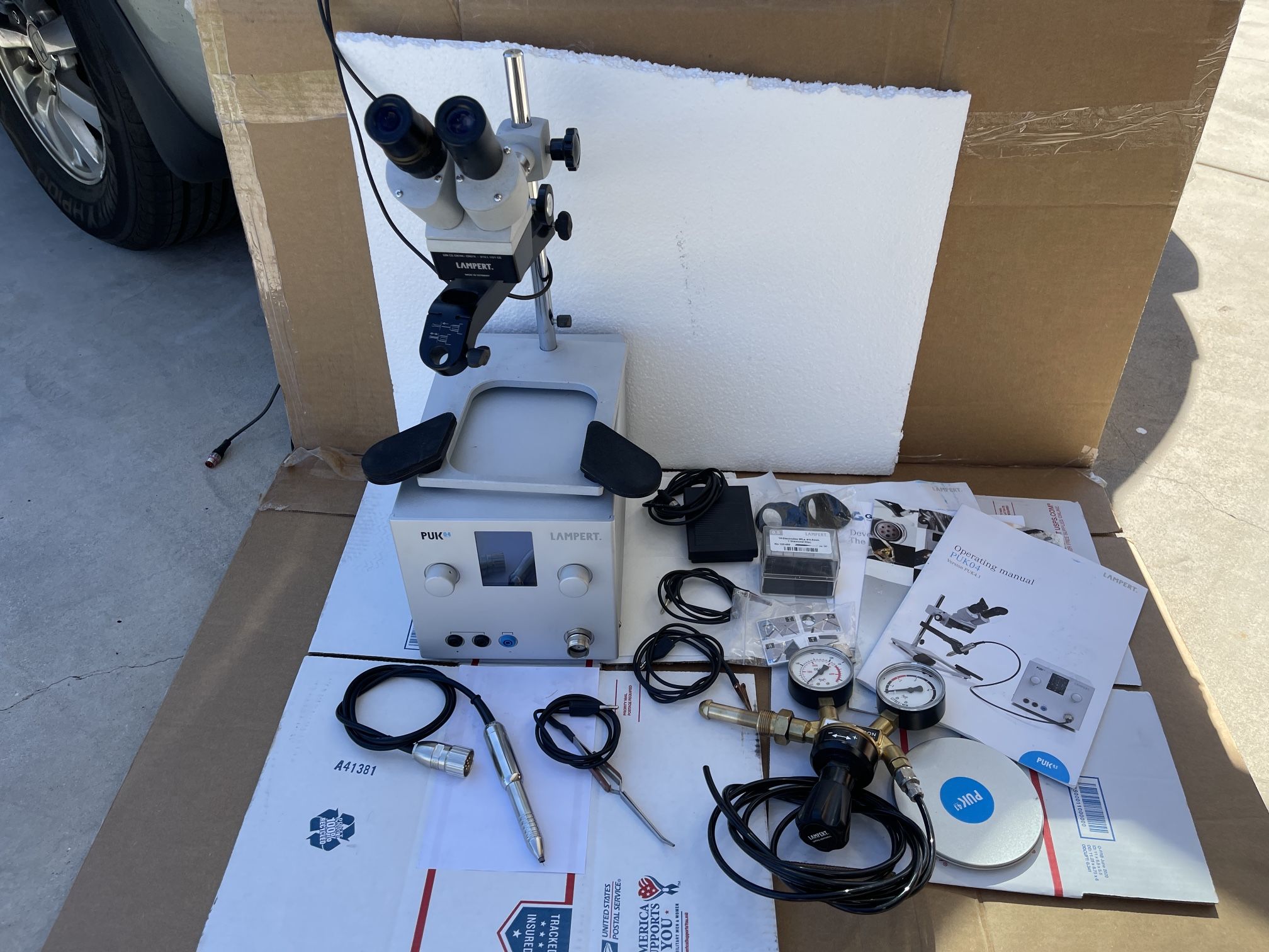 Lampret PUK 4.1 Tack Arc Welder Soldering Unit Made In Germany