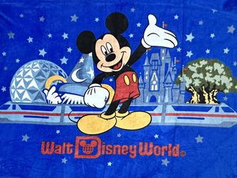 Disney Mickey Mouse Plush Throw Blanket 