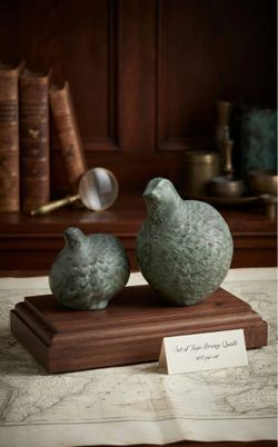 Set of Toyo Bronze Quails