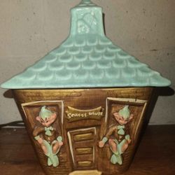 Vintage Gilner Schoolhouse Cookie Jar 