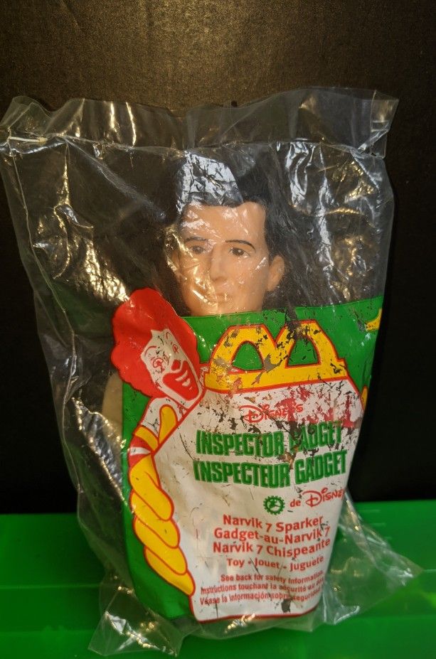 Vintage 1990's Disney Inspector Gadget Happy Meal Toy - Narvik 7 Sparker - Brand New in Package
Htf