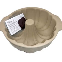 Pampered Chef Stoneware Fluted Pan #1440