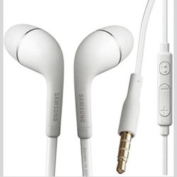Samsung 3.5mm Hands-Free Earphones Mic Dual Earbuds Headphones