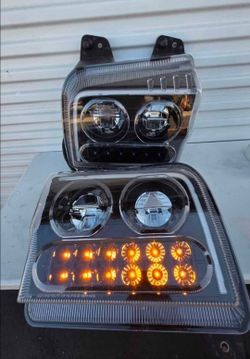 19-22 Kenworth W990 LED DRL Projector Headlights Luces Focos Micas Faros Faroles Headlamps