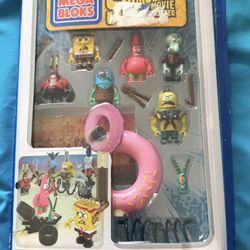 New Kids Mega Bloks SpongeBob Figures From “The SpongeBob Movie: Sponge Out Of Water” Play Set