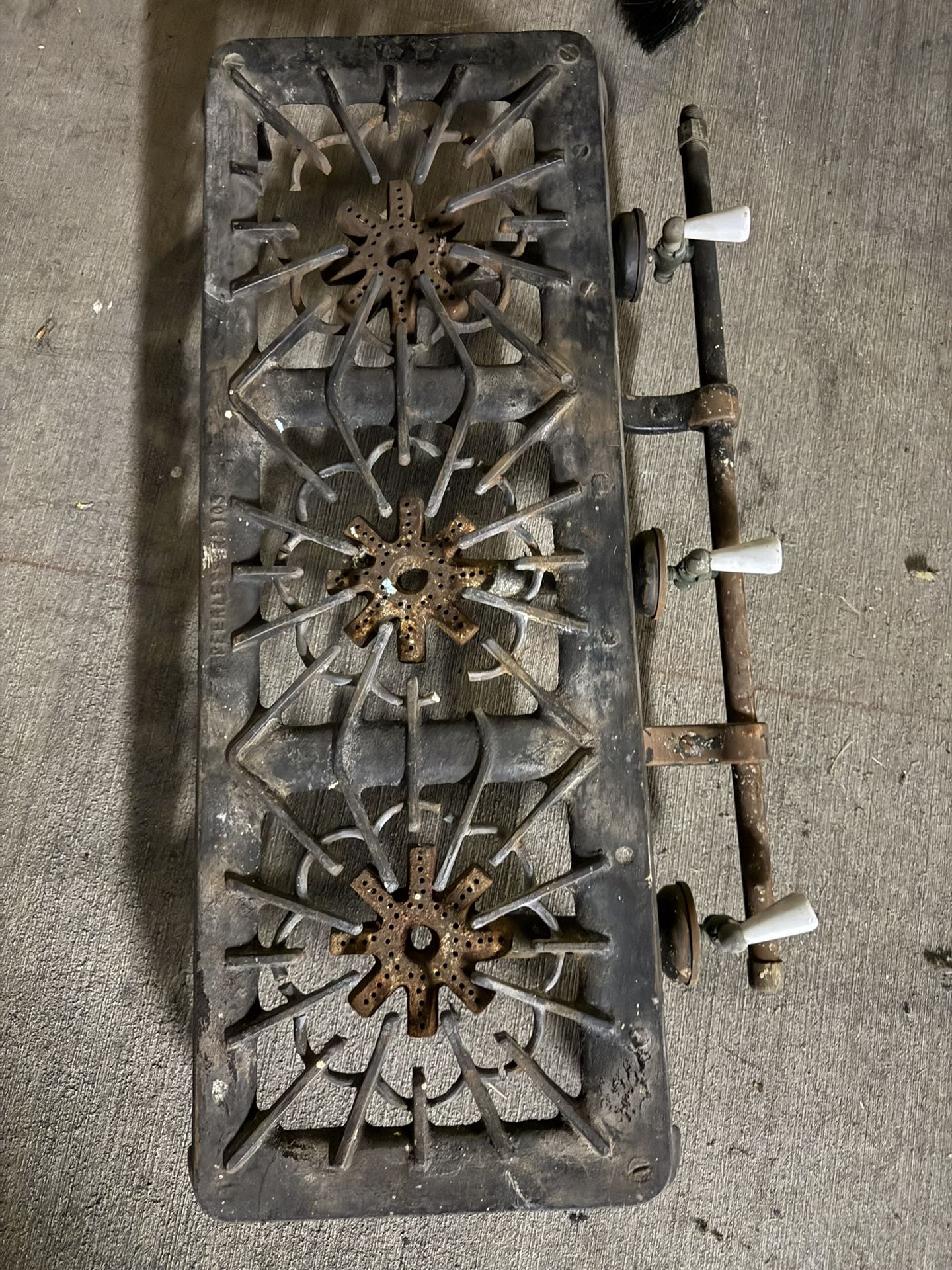 Vintage Cast Iron Burner