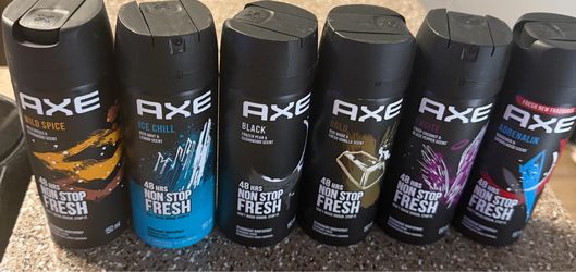 Axe deodorant spray $3 each