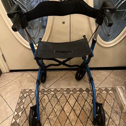 Like New Adjustable Adult Walker With Seat