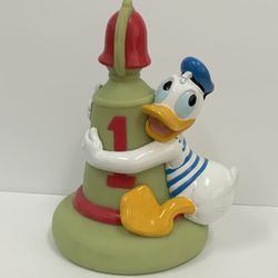 Applause Donald Duck Clinging to Buoy Rubber Ducky Bath Time Toy Disney