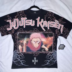 Civil Regime Jujutsu Kaisen Graphic Tee Oversized Small