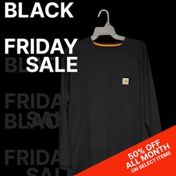 $12 Large Long Sleeve Carhartt Force Shirt